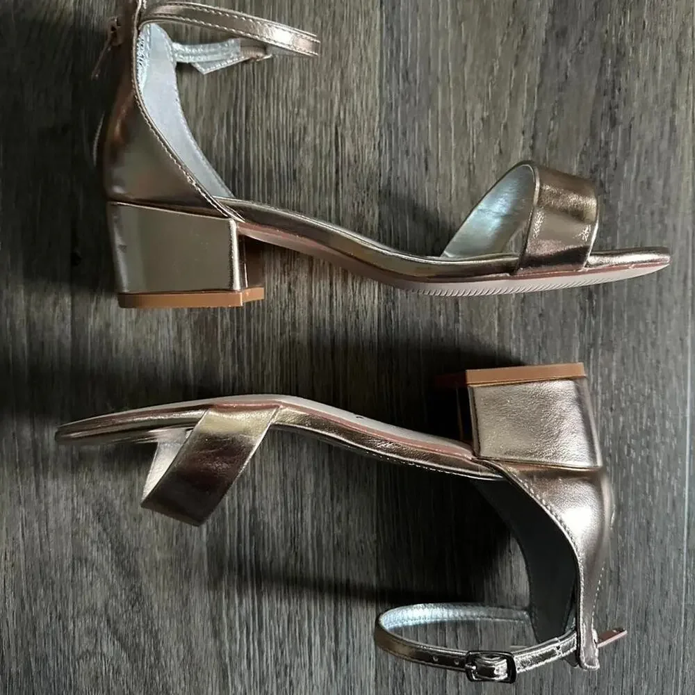 Mia rose gold dress sandals